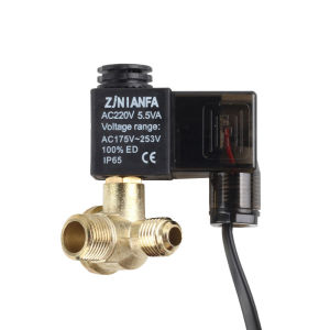 SELENOID + CHECK VALVE KOMPRESOR OILLESS Type 3/8-M14 - 1HP