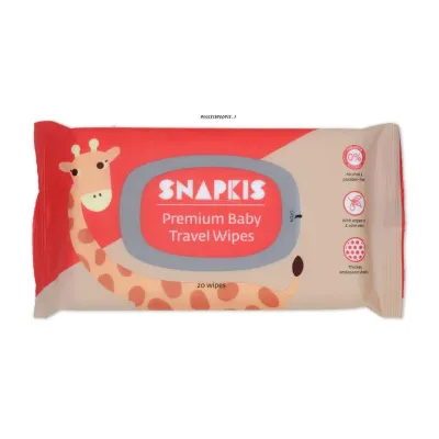 Snapkis Premium Baby Travel Wipes 20pc x 1 Pack