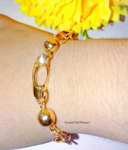 GELANG GOLD RANTAI RUNCING KEKINIAN BANGET LAPIS GOLD | GELANG WANITA TERBARU TITANIUM ANTI LUNTUR ANTI KARAT BISA DIPAKAI SEHARI HARI | PERHIASAN IMPORT KOREAN STYLE BISA COD BEST SELLER