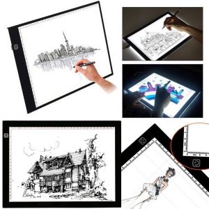 LED Light Pad A5 Copy Board Light Drawing Table Animation Sketching Stencil Painting USB