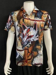 เสื้อฮาวายลายKitsune น่ารักมาก