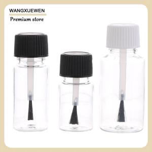 [COD] 5 10 15 20 30ml sơn móng tay chai rõ ràng bơm lại leakproof lưu trữ lọ