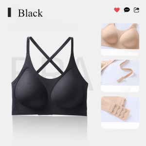 Large Size Liquid Foundation Invisible Underwear Big Breasts Look Small Non-Marking Anti-Sagging U-Shaped Cross Back Bra