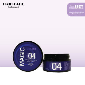 Select Matte Magic Clay ( 04 Medium Hold ) Wax Rambut 100ml
