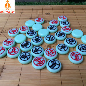 Lẻ quân cờ tướng nhựa melamine xanh ngọc cao cấp đường kính 38cm