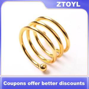 【ZTOYL】 1PC Creative Metal Napkin Ring Button Ring Napkin Western Buckle Napkin Ring