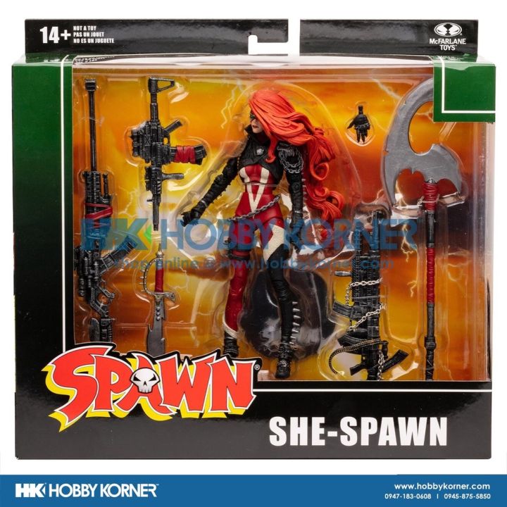 MCFARLANE TOYS 7 Inch Scale Spawn Deluxe Set She Spawn | Lazada PH