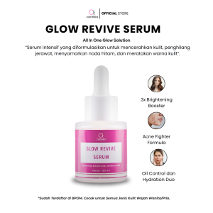 Cantikia Glow Revive Serum Mencerahkan Kulit 3x Lebih Efektif 20 mL Resmi BPOM
