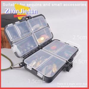 zhanjietun Hộp đựng đồ câu cá hai lớp có thể tháo rời Hộp đựng mồi câu cá Hộp đựng mồi câu cá Phụ Kiện Câu Cá