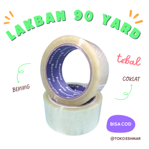 Lakban Bening Lakban Coklat Solatip Solasi Isolasi Plakban Satuan Ukuran 45mm X 90 Yard Berreta Tape Murah Terbaik