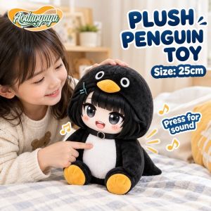 Arknights Gugugaga Penguin Plush Toy Soft Stuffed Doll With Sound Cute Gift For Kids Adult Fans
