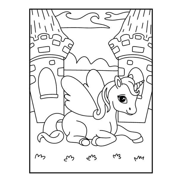 Ngựa Unicorn Seefeld Sách tô màu Pegasus - tháng tám png tải về - Miễn phí  trong suốt Trắng png Tải về.
