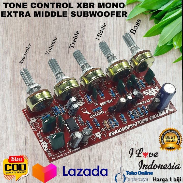 Tone Control Xbr Mono Extra Middle Subwoofer Lazada Indonesia