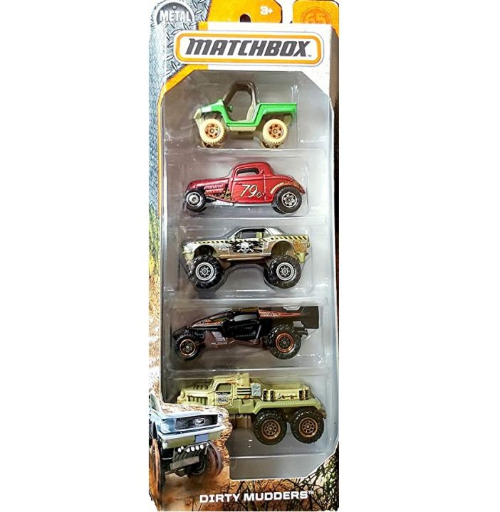 Matchbox 5-pack Dirty Mudders 