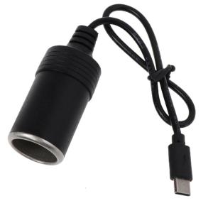 Usb C để xe nhẹ hơn Cáp chuyển đổi lên đến 12V 3A 36W PD USBC cho xe thiết bị điện