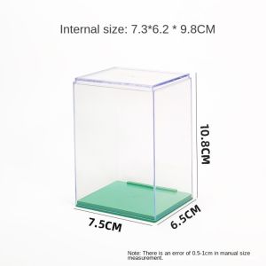 COOLSOOL Dustproof Storage Box Transparent Acrylic Doll Display Box Quality Thickened Display Showcase Home