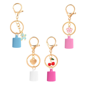 Minimalists Lip Balm Holder Keychain Practical Keyring Attachment For Handbags Cosmetic Organization Essential