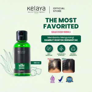 Kelaya Travel Size Shampoo Anti Ketombe dan Rontok 100ml Hair Care Penumbuh Rambut Cepat + Conditioner Rambut Leave On 250ml Kondisioner Tanpa Bilas Anti UV