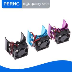 [PERNG] Tehe 1Pc RC Electric Car 540 3650 3660 Brushless Motor Heatsink Cover Cooling Fan For 1 10 1 12124017 124016 Parts