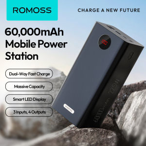Romoss PEA57 57000mAh Quick Charge Power Bank 22.5W PD QC 3.0 Two-way Fast Charging Powerbank Outdoor Power Supply Type-C
