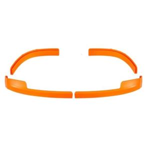 4ชิ้นตัวป้องกันขอบทนต่อการขีดข่วนสำหรับเครื่องตัดญ้าหุ่นยนต์วัสดุ PETG ที่ทนทานติดตั้งง่ายชุดคุ้มครองเต็มรูปแบบ