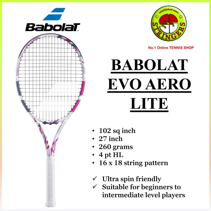 Babolat Evo Aero Lite Tennis Racket Lazada Singapore