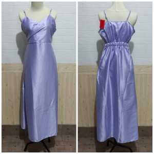 Hyuna Long Dress Satin Kimono Tali Kecil / Dress Satin Kimono Korea
