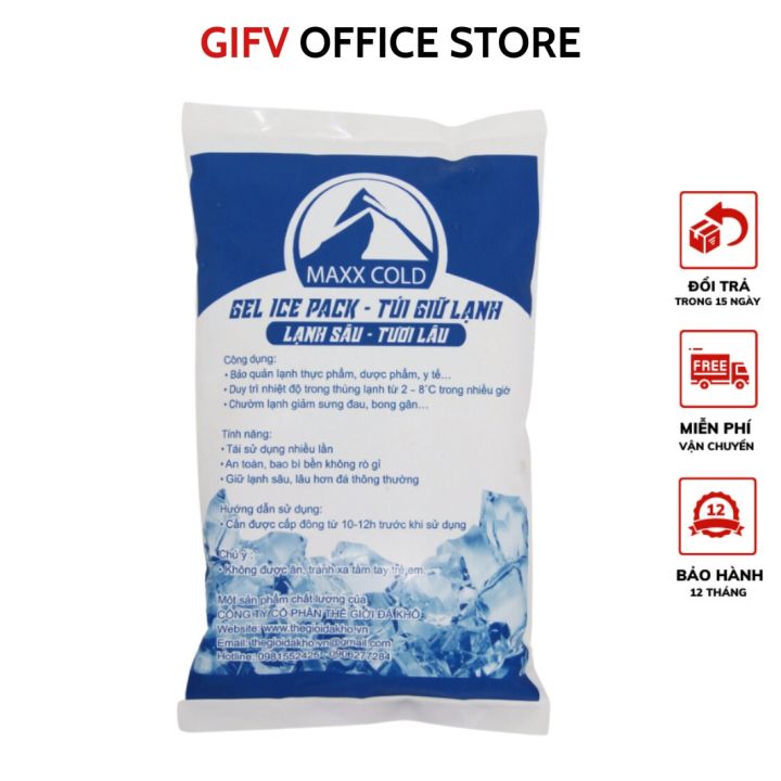 Túi đá khô giữ lạnh dạng gel, Đá khô, Đá gel giữ lạnh dùng cho áo điều hòa, đá khô TH COLD có thể tái sử dụng