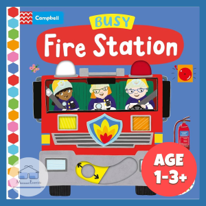(Busy Fire Station) Campbell Busy Book Series Interactive Board Book Toddler Children Early Childhood
