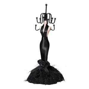 Multifunctional Holder Stand Contemporary Rack Delicate Black Storage and Exhibition Shelves