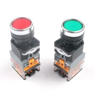 [HCM] Nút nhấn nhả nhấn giữ có đèn không đèn LA38 phi 22