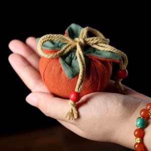 YESPERY Persimmon Sachet Empty Bag Handmade DIY Sachet Bag 2026 Chinese New Year Lucky Bag Gift