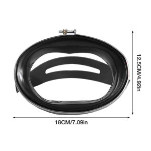 Scuba Diving Mask Classic Freediving Mask Retro Anti Fog Tempered Glass Lens Stainless Steel Silicone Diving Goggles for Adults Men