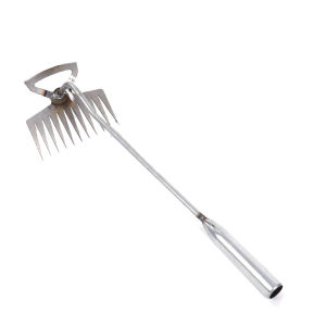 11Teeth Weeding Uprooting Tool Multi Purpose Kalaykay for Garden Grass Remover Tool Grass Rake