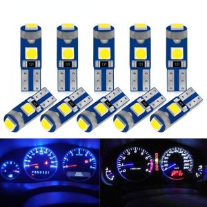 Ann-Car 1Pcs T5 3SMD 3030 LED Light 12V Instrument Gauge Lamp Car Meter Bulb Car Interior Light Dashboard Light Auto Side Light Car Roof lamp 12V