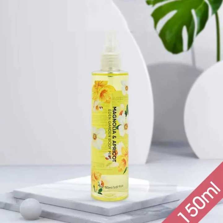 MINISO Body Mist Magnolia Apricot 150ml Fragrance Natural Series