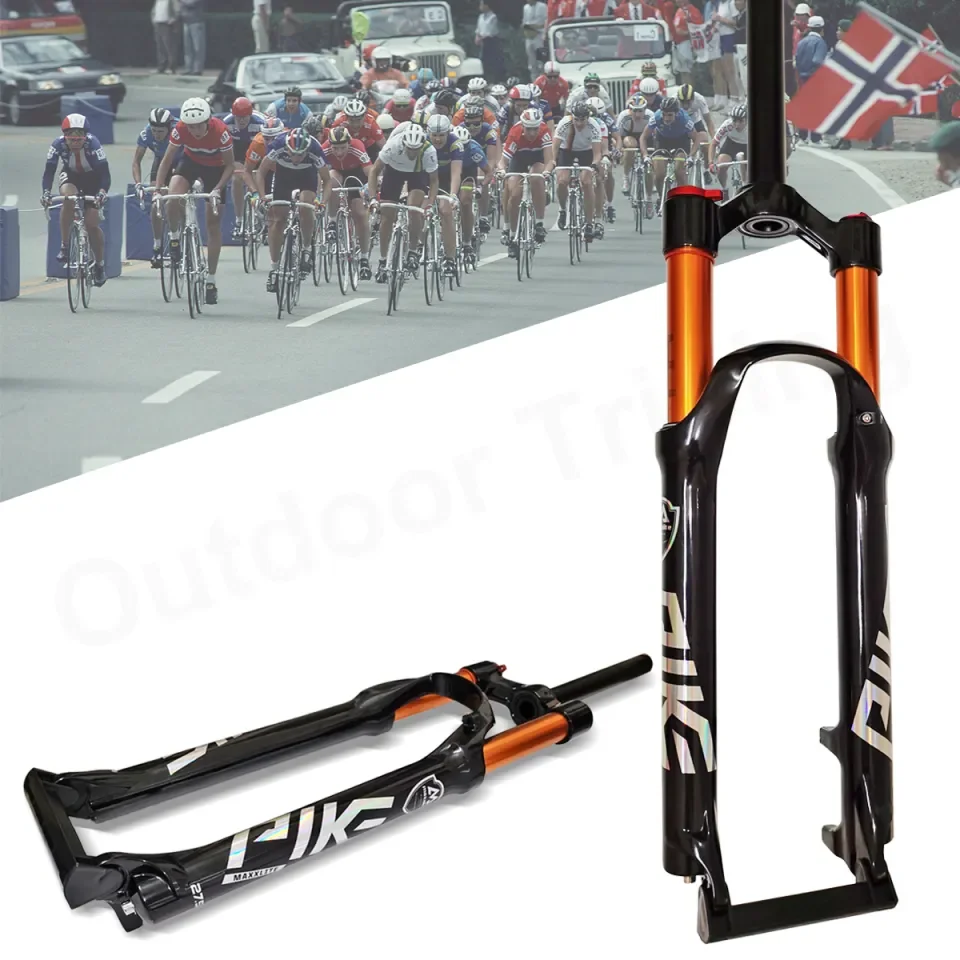 Maxxlite 27.5er 29er MTB Air Fork 120mm Travel QR 26er Aluminum Alloy Straight Tube MTB Fork 29er Air Suspension Local Inventory Delivery COD Tapered Tube Lazada PH