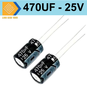 SET 4 CON  Tụ 470uf  25V tụ hóa 470uf25V