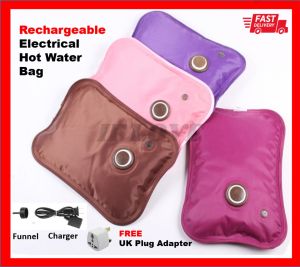 [LazChoice] Rehargeable Plain Portable Electric Hot Water Bag Warm Bag Back Pain Period Pain Sakit Belakang