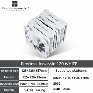 Thermalright PA120 SE Super Double Assassin Aghop Inverse Gravity Heat Pipe หม้อน้ำ6ท่อความร้อน Double Towers แพลตฟอร์มคู่เต็ม