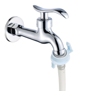 Vòi hồvòi xả nhanhvòi lắp máy giặt thân dài mạ chrom sáng bóng bềnđẹp