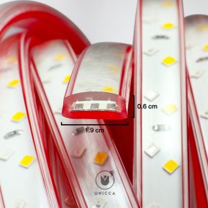 ไฟเส้น สําหรับตกแต่งบ้าน อาคาร เปลี่ยนได้ 3 สี RGB Led Light Strip 3 Color Waterproof Flexible ไฟ3สี 2โทน