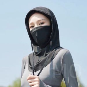Outdoor Anti UV Cycling Beach Hat Full Face Cover Fishing Hat Sun Cap with Mask Anti-uv Sunscreen Hat