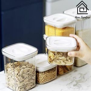 Home Signature Airtight Sealed Jars: Grain & Nut Storage Solutions
