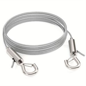 SUGAR PLUMGUI Telescopic Picture Hanging Wire Hooks 1/2m Suspension Steel Rope Durable DIY Stainless Steel Cable Supports Light/Lamp Holder