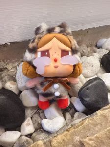 New Crying Baby crybaby Blind Tears Pendant Leopard Cat Vinyl Face Plush Doll Pendant