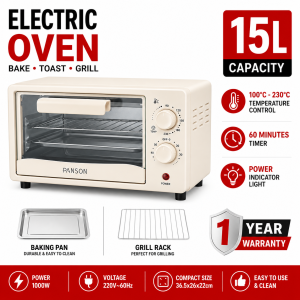 PANSON Home toaster Bread Machine Breakfast Maker Oven 3 in 1 Desktop oven Multi-purpose oven frying pan