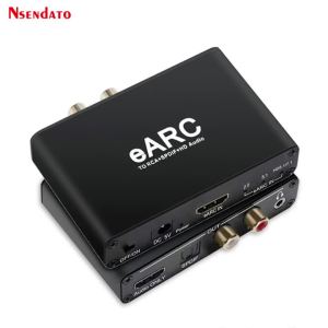 Bộ chuyển đổi âm thanh HDMI eARC ARC sang RCA 192KHz chỉ bộ chuyển đổi âm thanh cho Dolby DTS AC3 LPCM TV cáp quang đồng trục