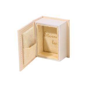 Creative Book Shaped Designs Sturdy Lint Storage Case Portable for Rings Pendant and Earring Storage Solution