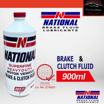 National Brake & Clutch Fluid Dot-3 900ml